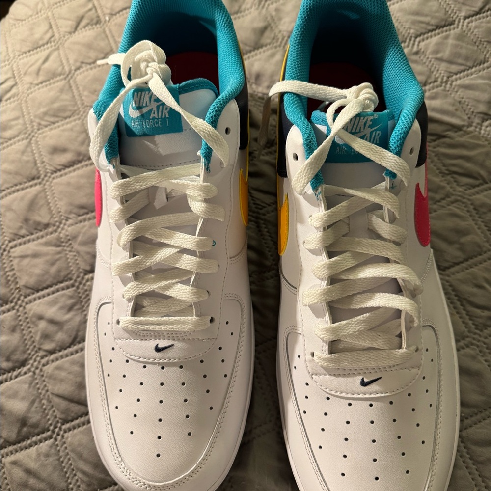 Nike Air Force 1 Multicolor Men's Shoes NIB - Picture 2 of 5